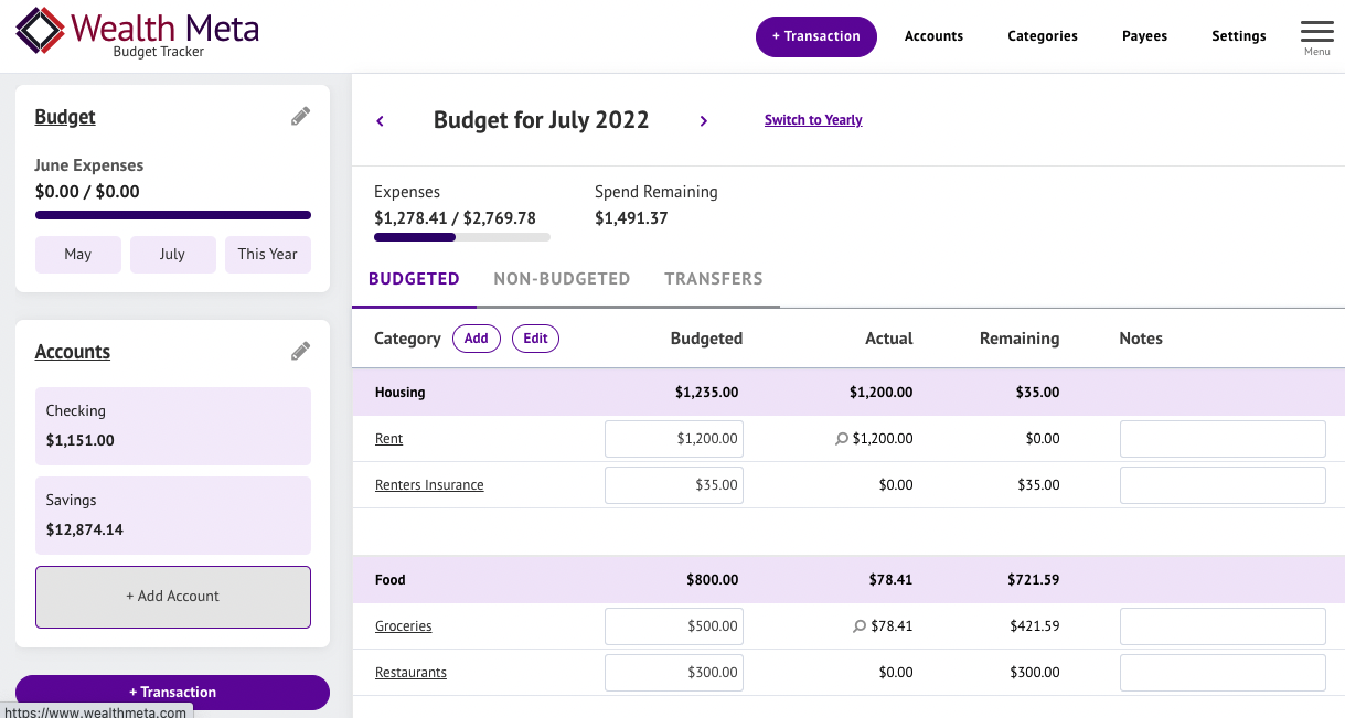 Home Budget Tracker Tool is LIVE!!!